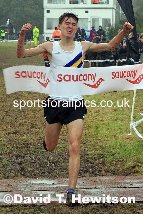 Boys Under-15s 2023 National Cross Country Relays, Berry Hill Park, Mansfield.  Photo: David T. Hewitson/Sports for All Pics
